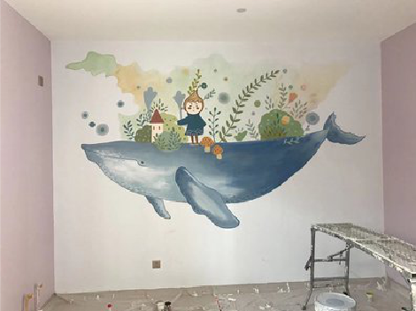 成都手绘墙的特点及优势。