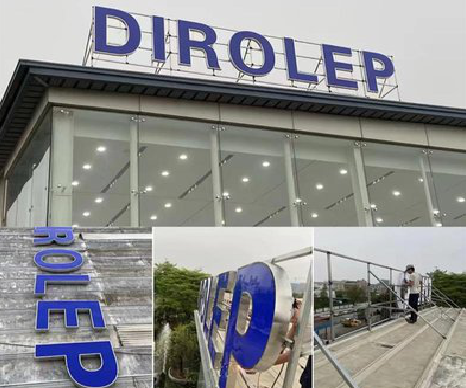 成都楼顶发光字安装的注意事项。